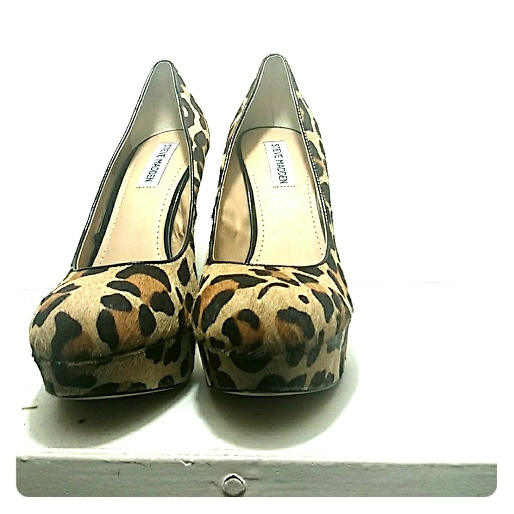 Steve Madden Leopard Platform Stiletto